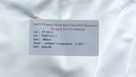 Lebensmittelsicherheits-Schnelltest-Kit mit vorab abgefüllten PCR-Röhrchen für den bequemen und schnellen Nachweis von Cronobacter in Lebensmitteln