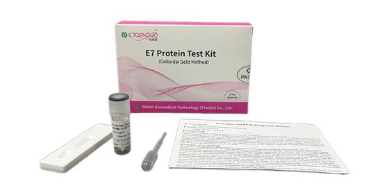HPV E7 Onkoprotein-Testkit zur Gebärmutterhalskrebsvorsorge mit 15-minütigen Ergebnissen, Selbstanwendung und direkter Krebszellprotein-Detektion
